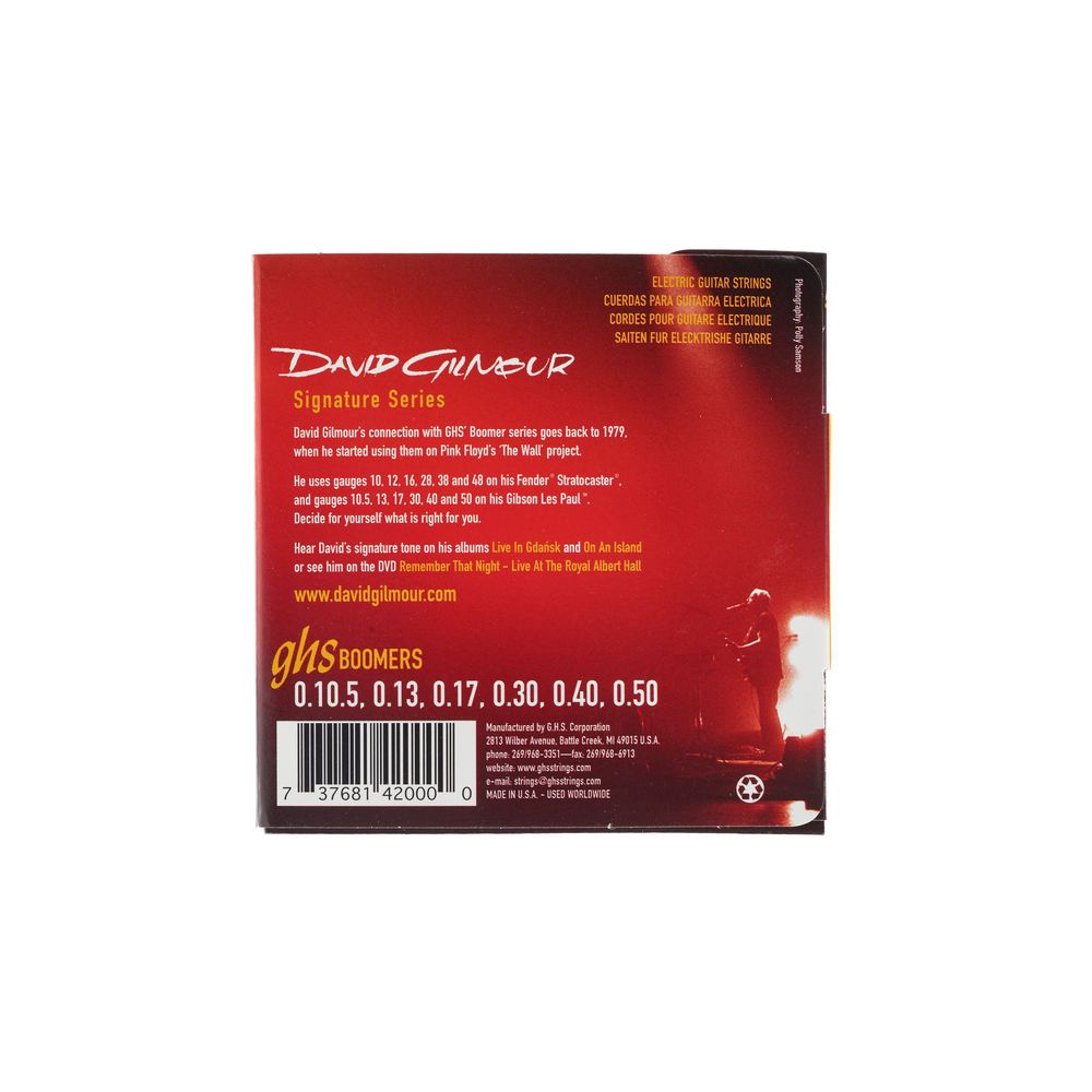 GHS David Gilmour String Set G – Thomann Ireland