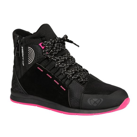 Baskets Moto Ixon FREAKY WATERPROOF LADY - Noir / RoseRef : IX1933
