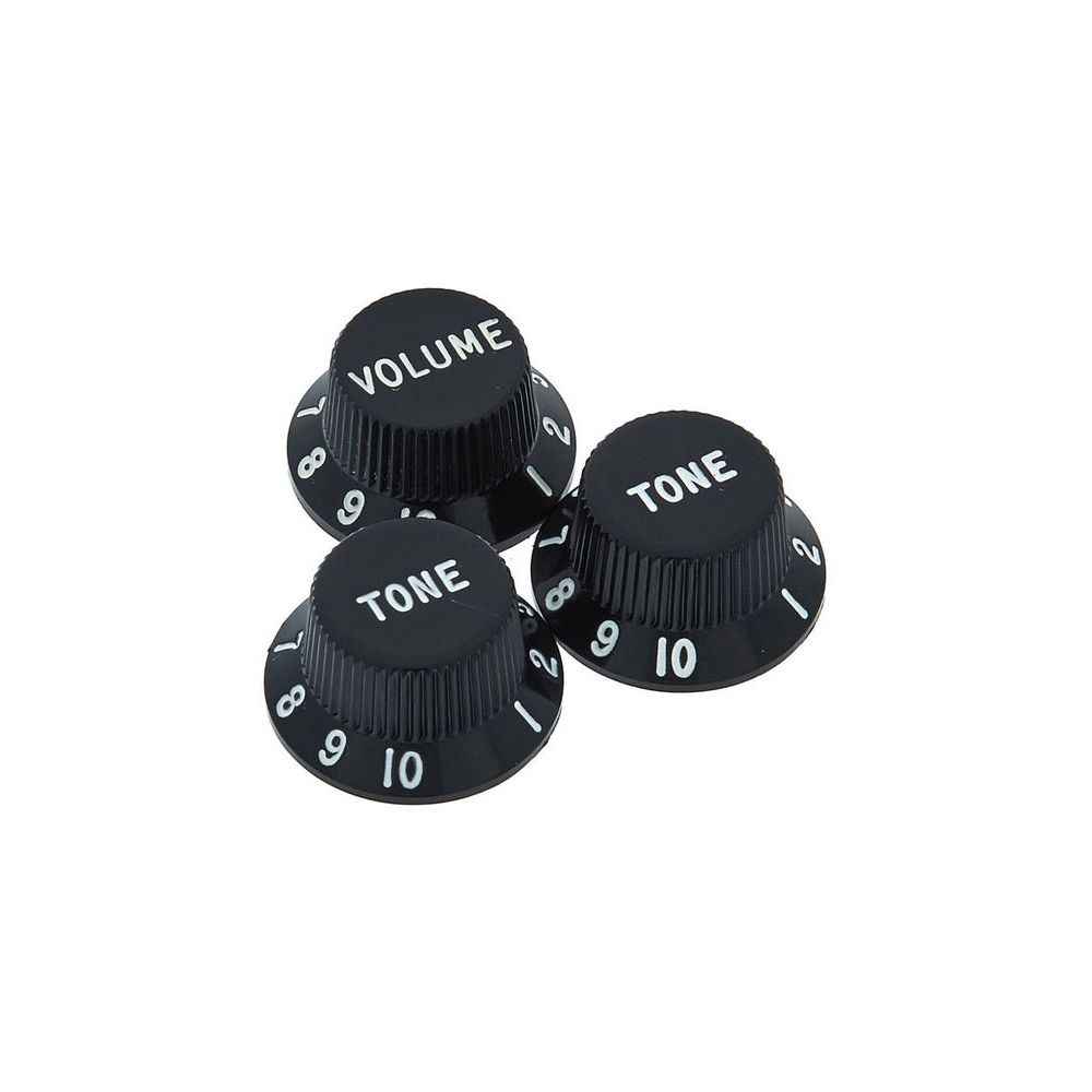 Fender Vol&Tone Knobs Set Black – Thomann Ireland