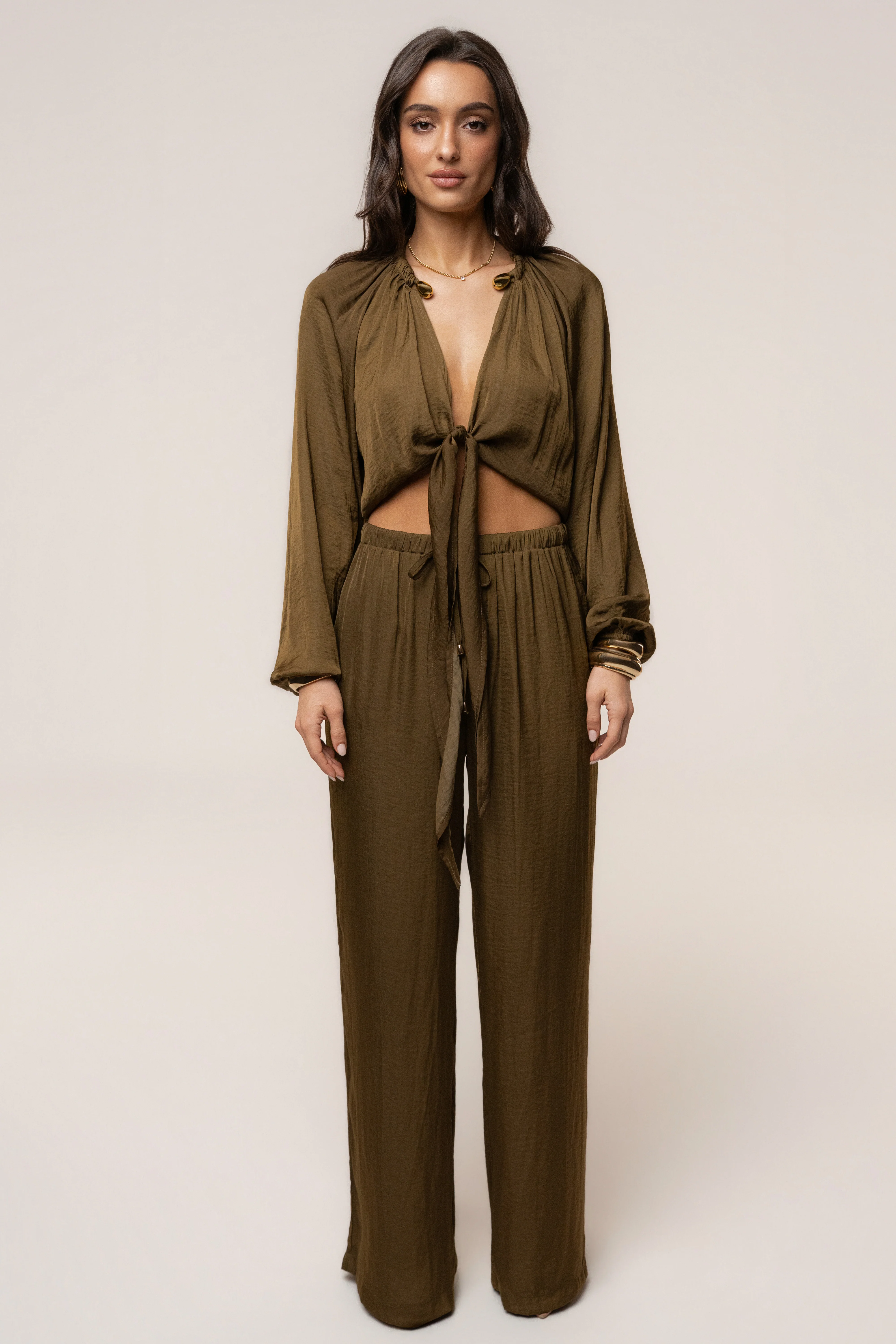 Olive Seaside Glow Top