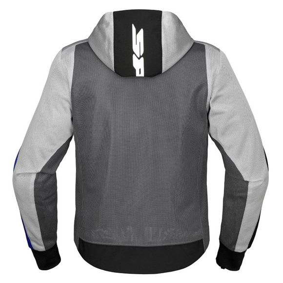 Spidi HOODIE NET motorcycle sweatshirt - Gray / BlueRef: SPI0665