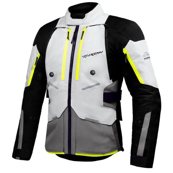 Motorcycle Jacket Ixon Vidar - Gray / YellowRef: Ix1756-C42791