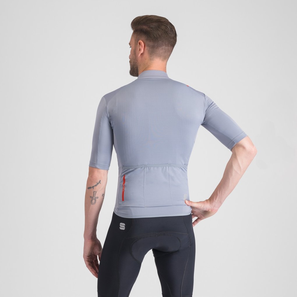 Sportful Fiandre Light Short Sleeve Jacket Men - 250 Granite Gray