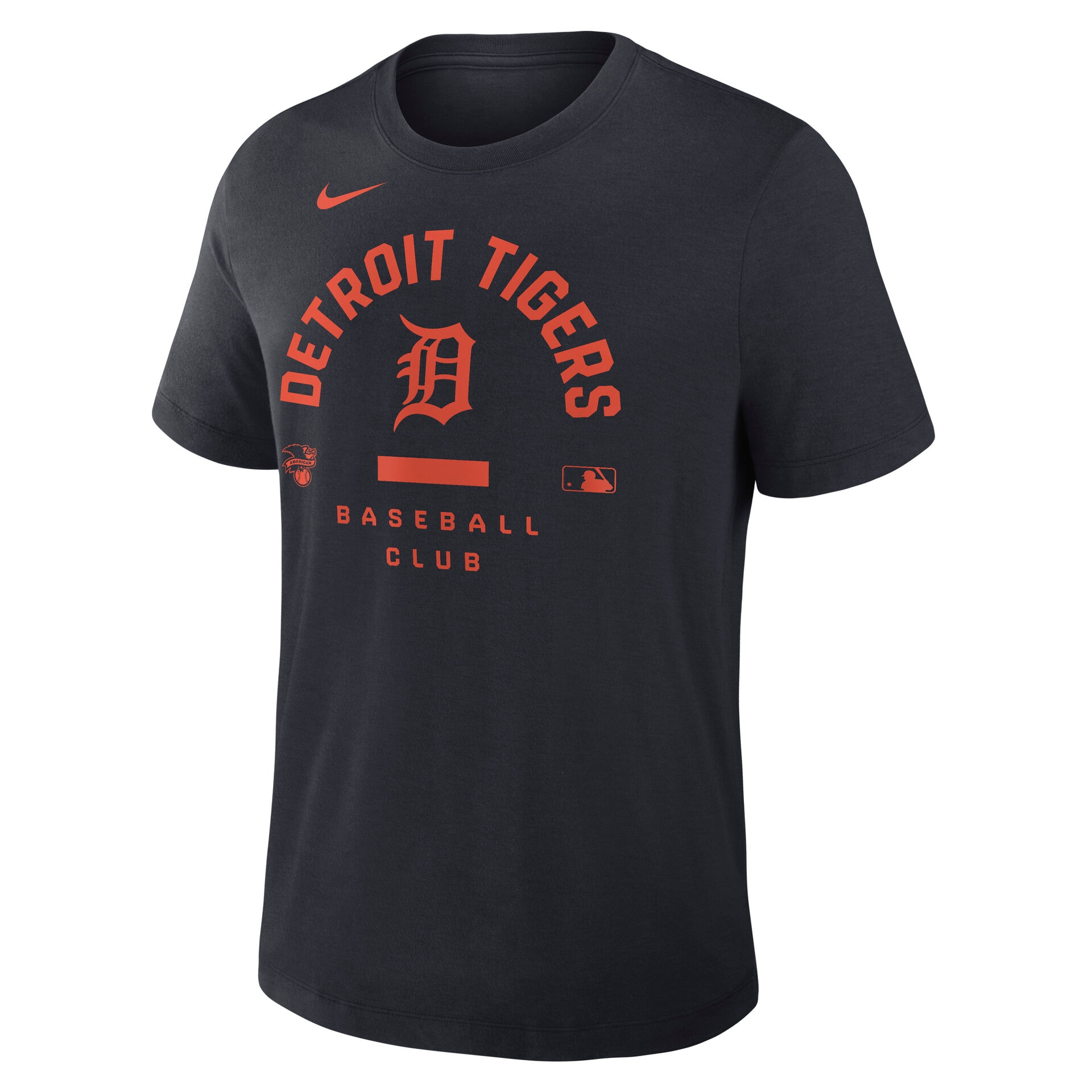 Detroit Tigers Early Work 2026 MLB Authentic Tri-Blend T-Shirt Navy