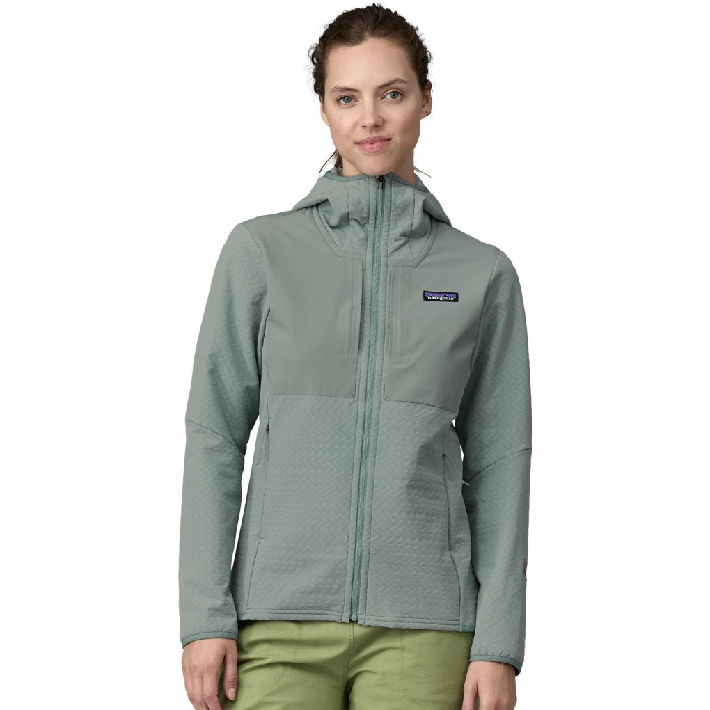 Patagonia R2 CrossStrata Hoody Women - Smolder Blue