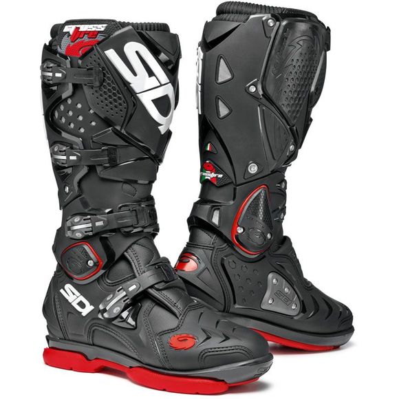 Sidi CROSSFIRE 2 SUPERMOTARD BLACK / BLACK 2025 motocross boots cross Black / BlackRef: SID0218
