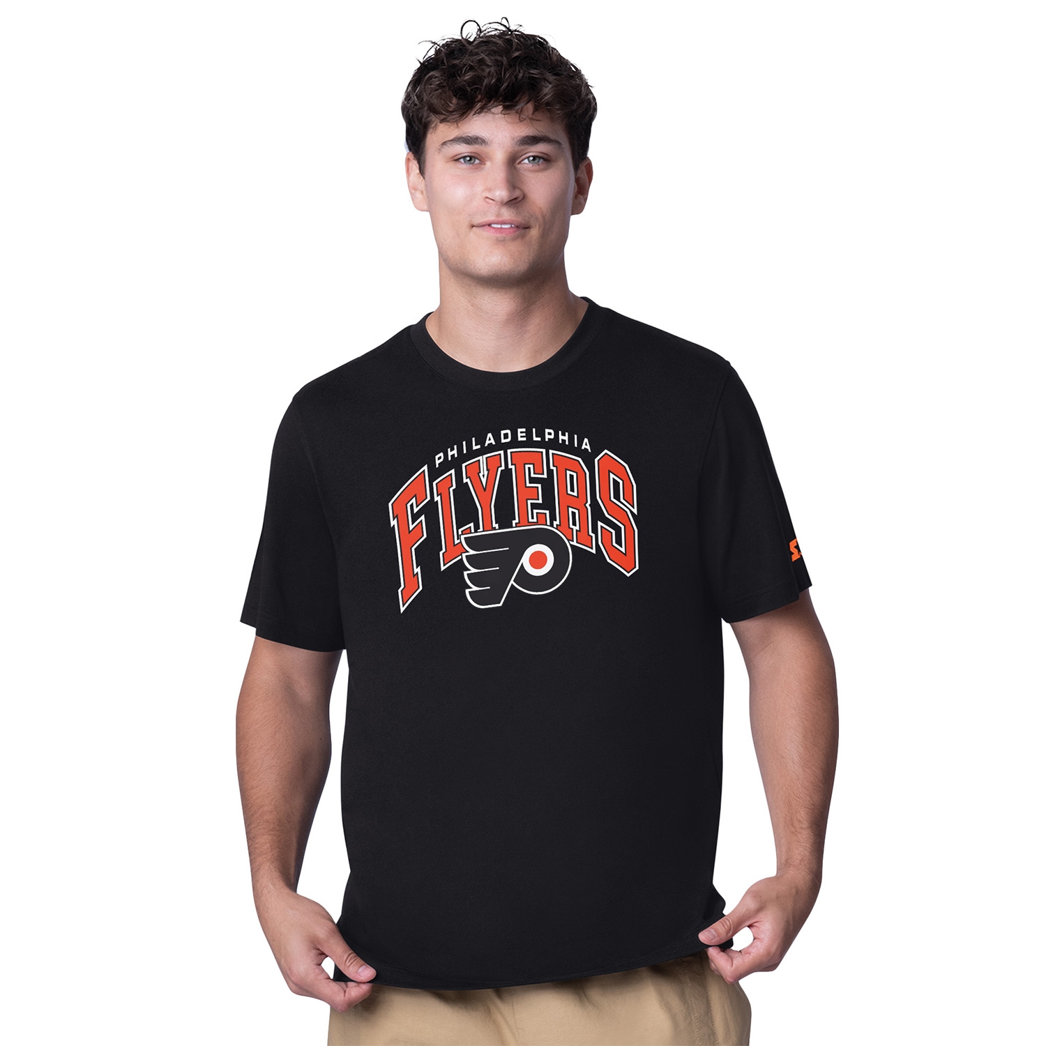Philadelphia Flyers Starter Drop The Puck NHL T-Shirt Black
