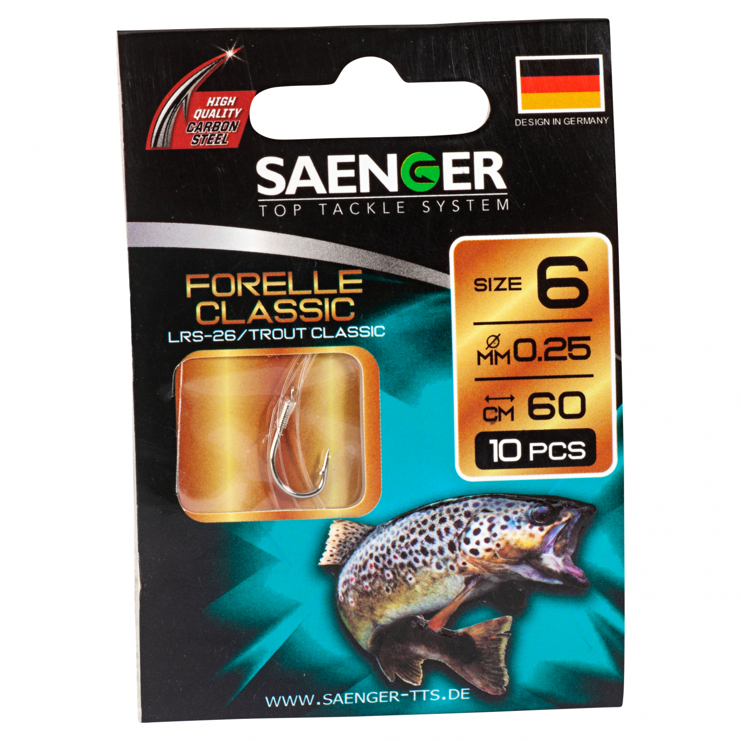 Sänger Target fish Hook, tied (Trout Classic LRS-26)