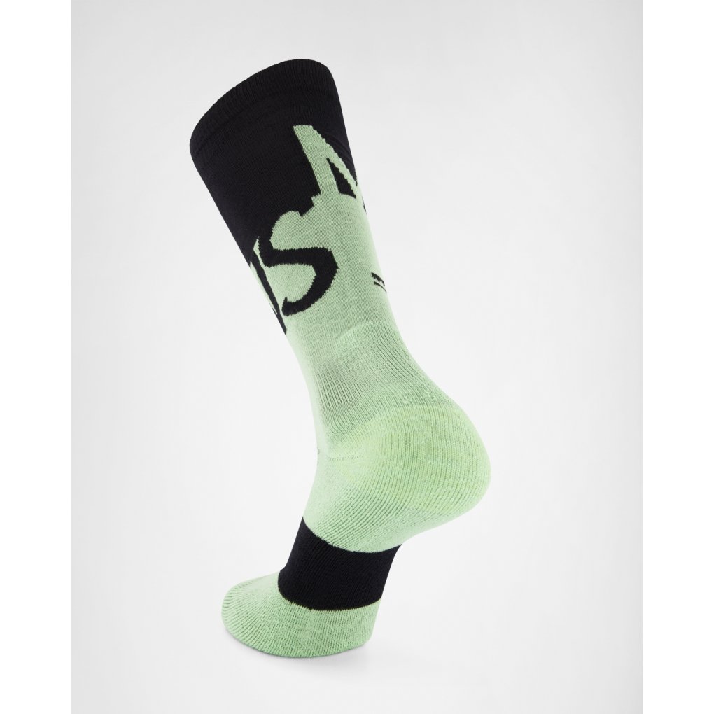 Mons Royale Ultra Cushion Merino Snow Socks - matcha / black