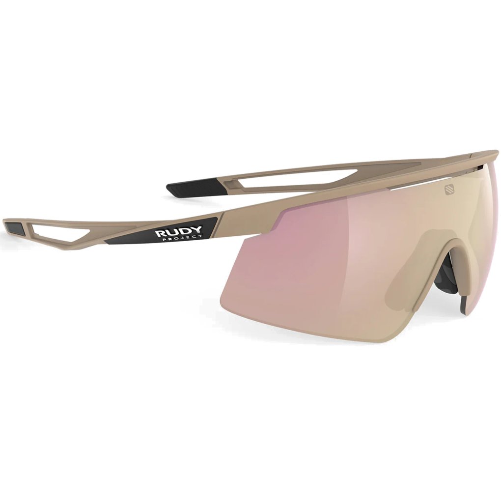 Rudy Project Turbolence Glasses - Desert Matte - RP Optics Multilaser Rose Gold