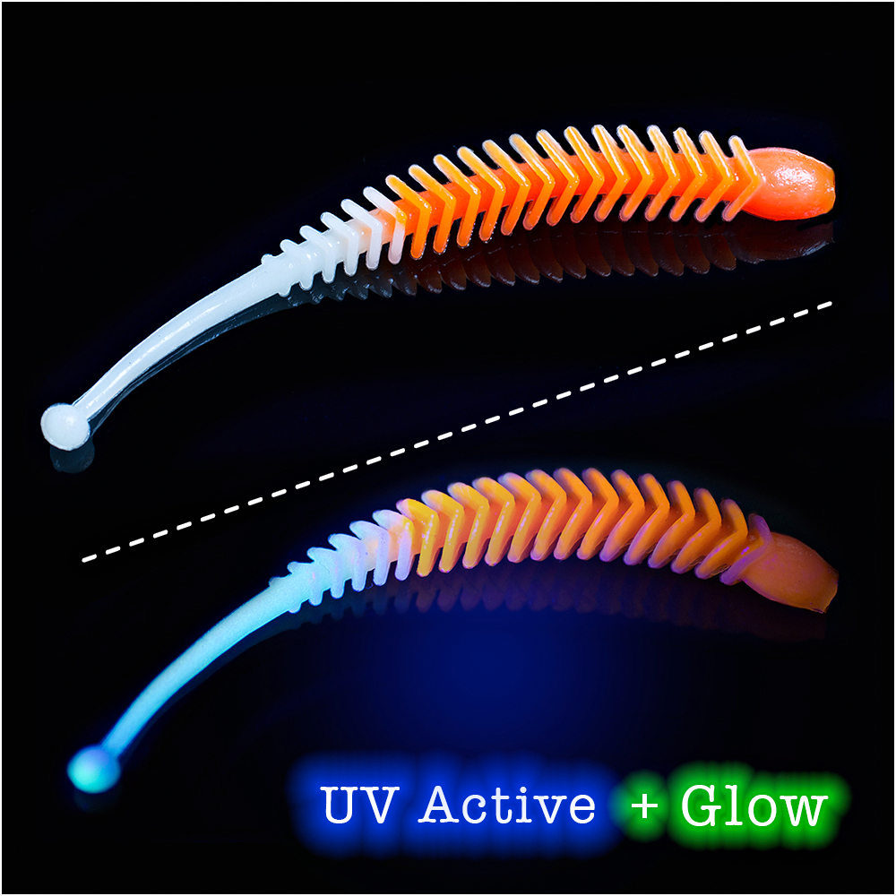 Trout Jara Soft Plastic Lure Boxter FAT (527, Garlic, Bubblegum)