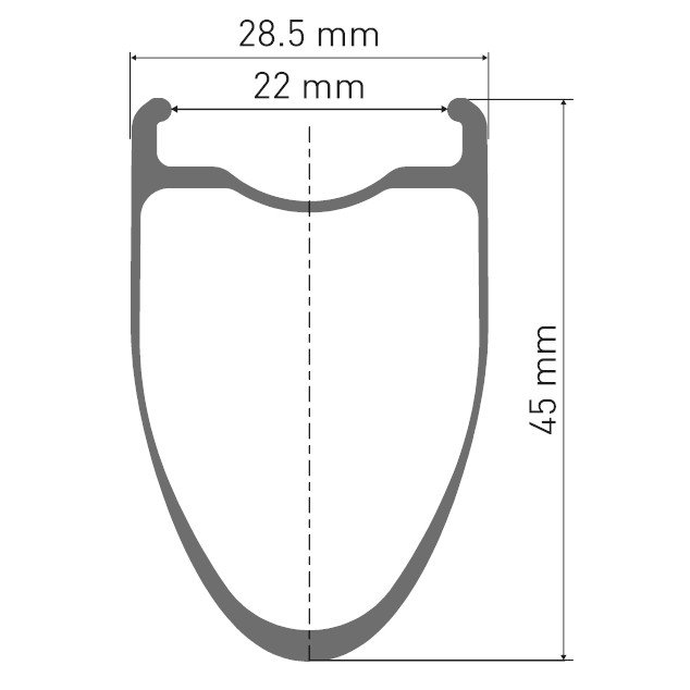 DT Swiss ERC 1400 DICUT 45 Front Wheel - 28