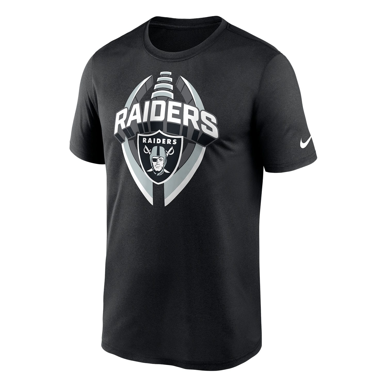 Las Vegas Raiders 2025 Icon Nike Legend NFL T-Shirt Black
