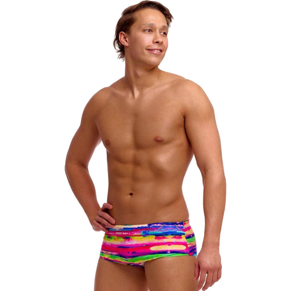 Funky Trunks Sidewinder Eco Swim Trunks Men - Paint Patch