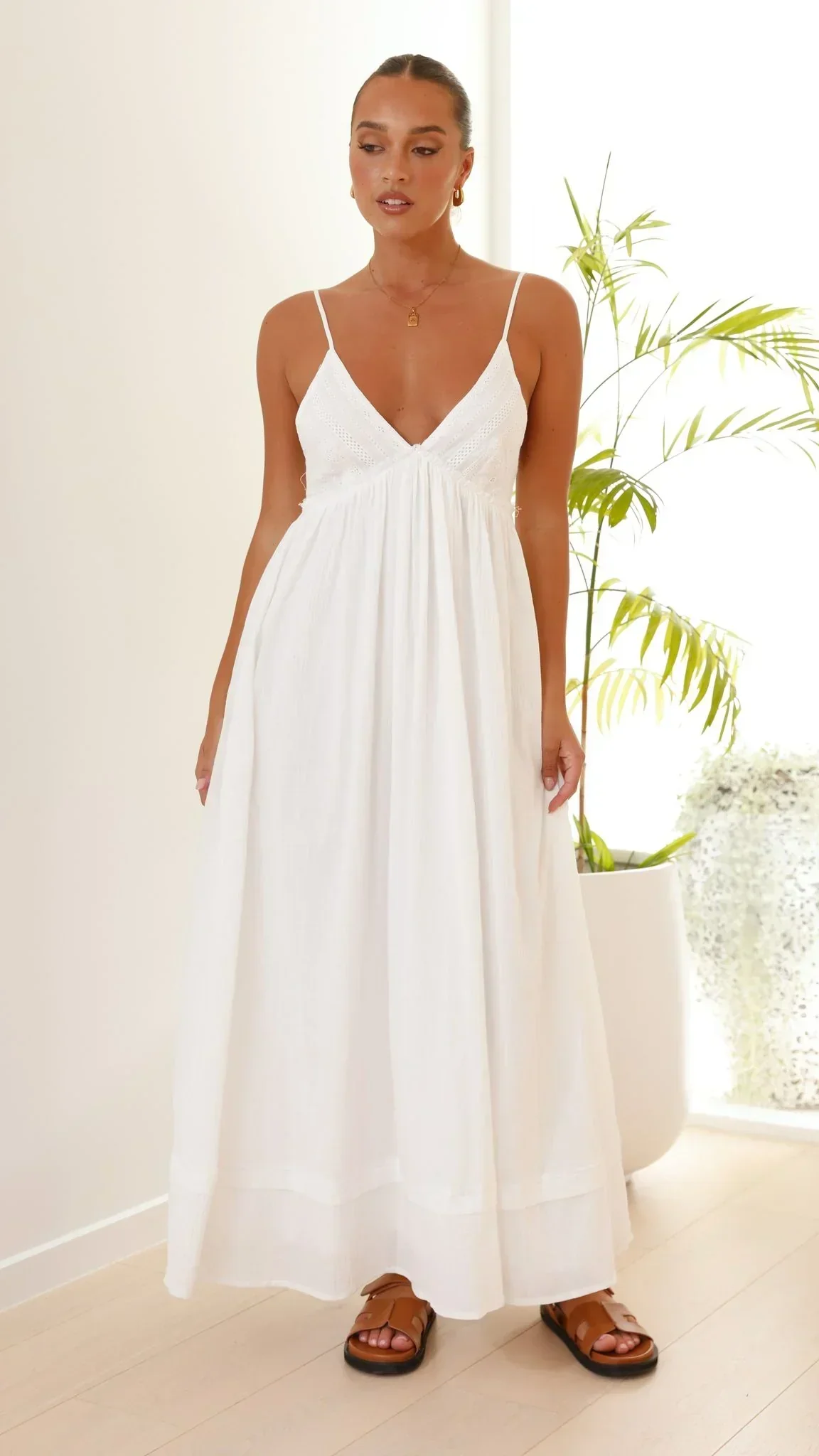 Elouise Maxi Dress - White