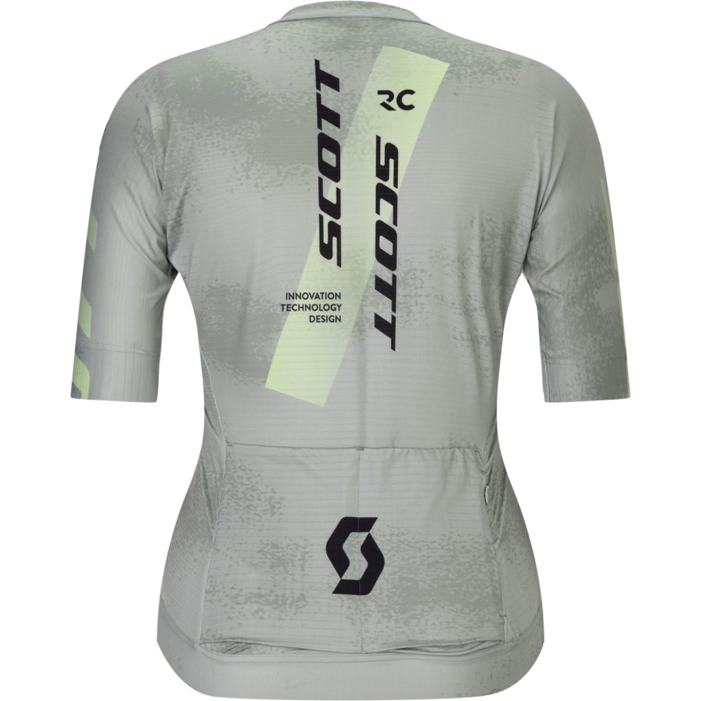 SCOTT RC Pro Short Sleeve Jersey Women - spray grey/pastel yellow