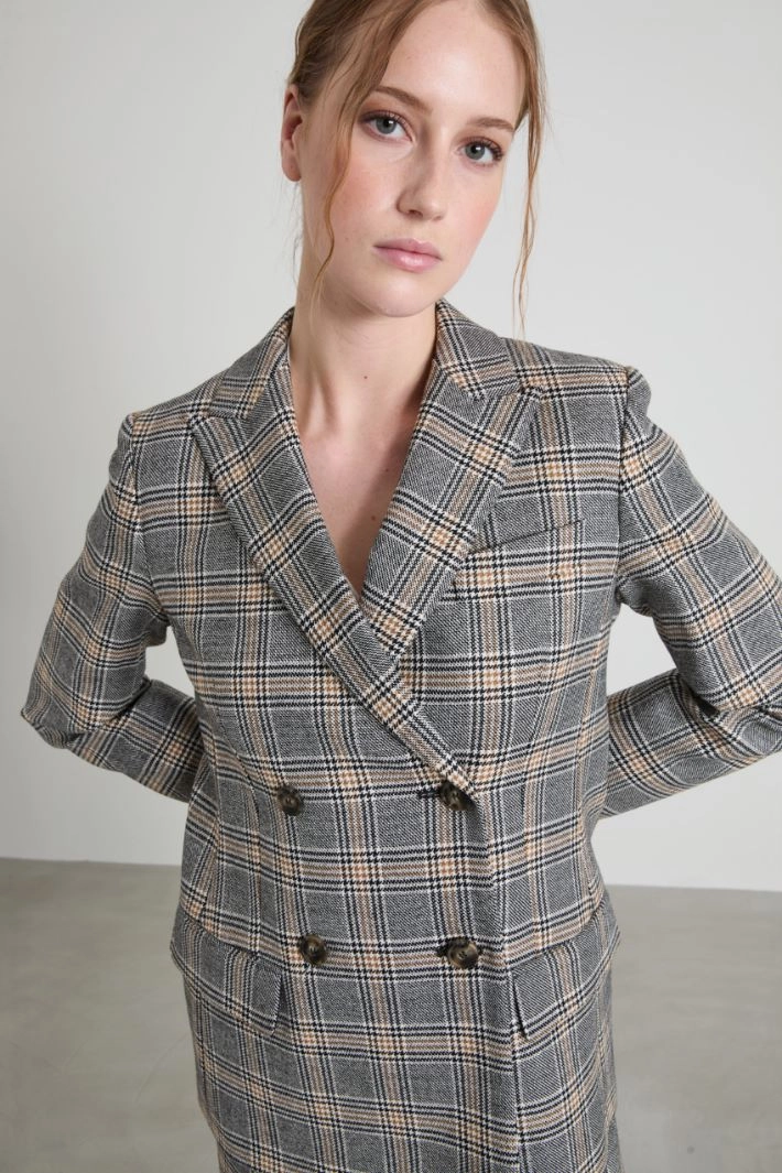 Batavia wool blazer - GREY