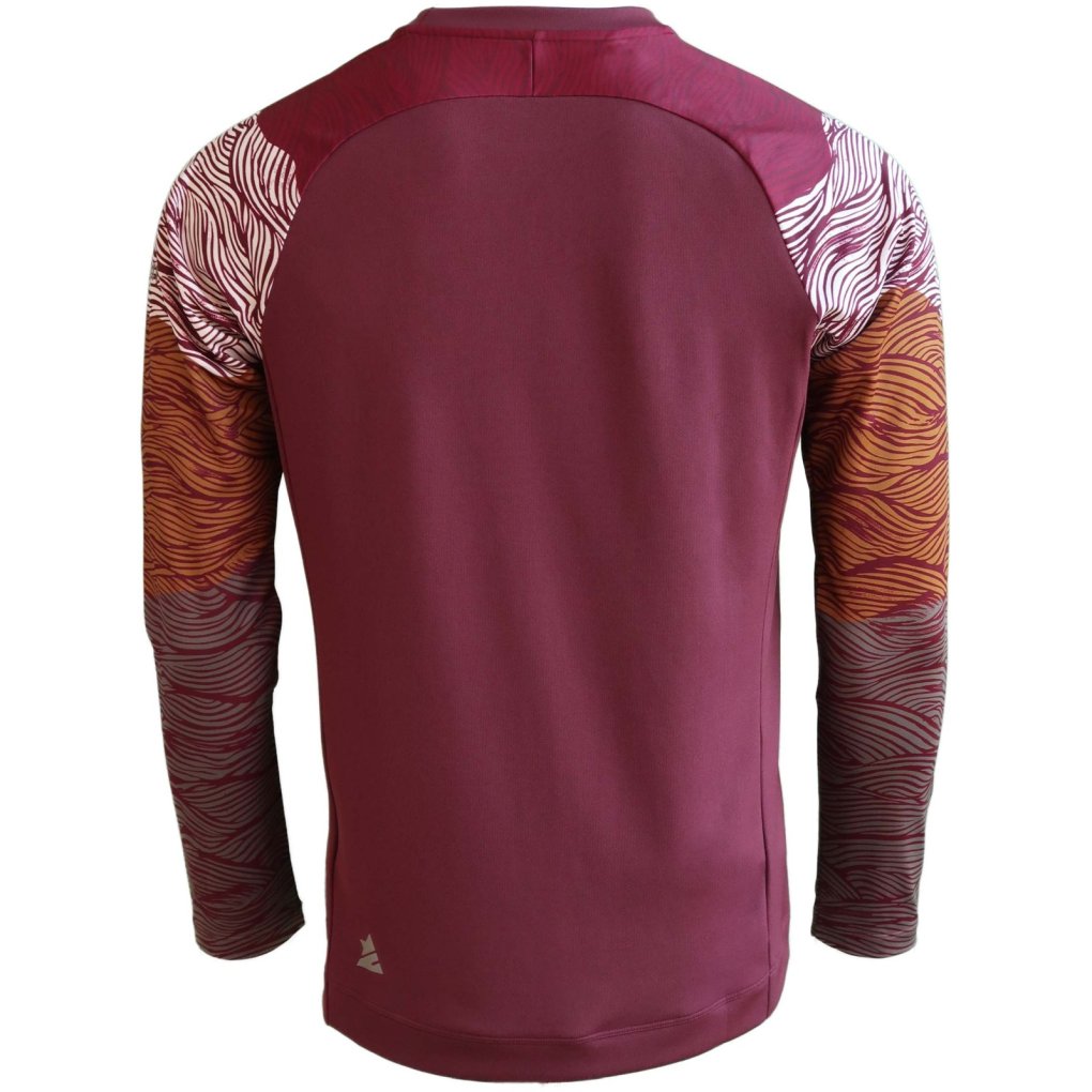 Zimtstern Braapz Longsleeve MTB-Shirt Men - Windsor Wine