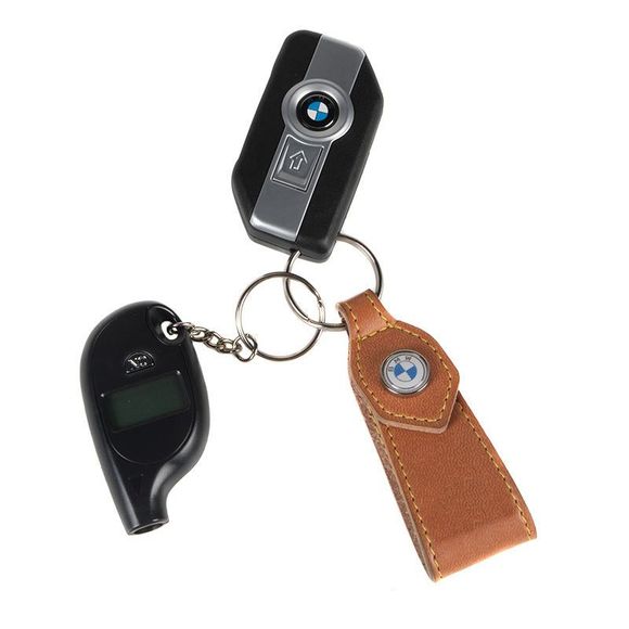 Motoblouz keychain pressure gauge - blackRef : MB0386 / MB0386C757