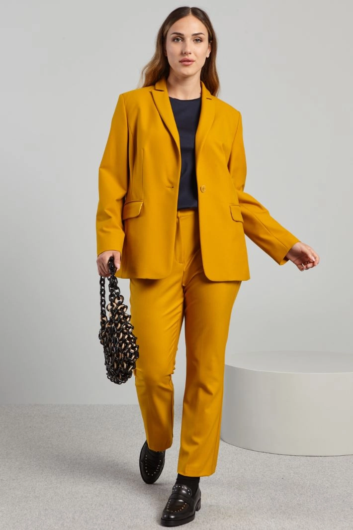 Cigarette trousers - MUSTARD
