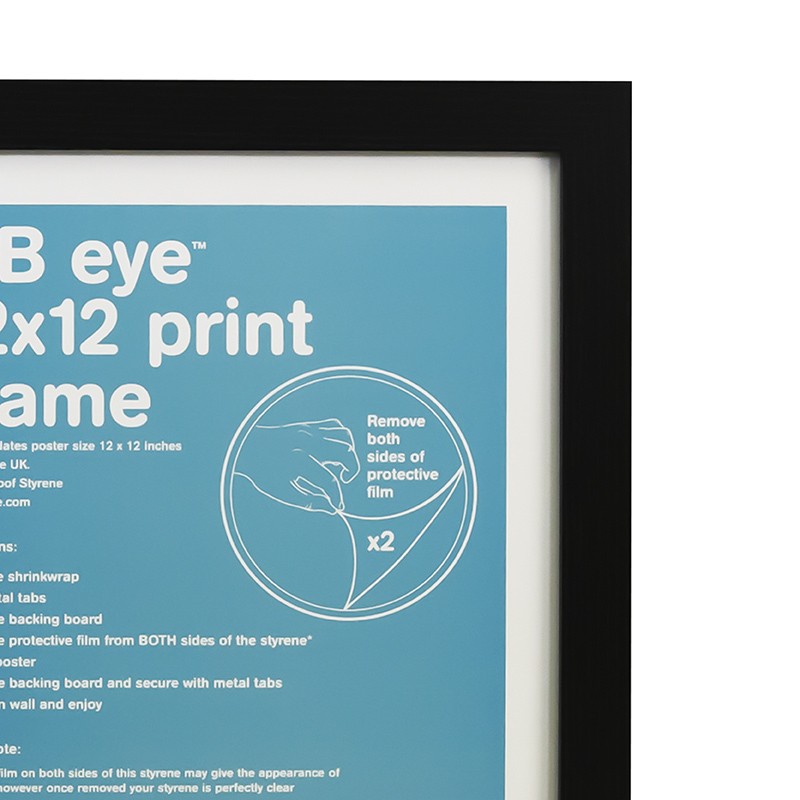 MDF Black Frame (30 x 30 cm)