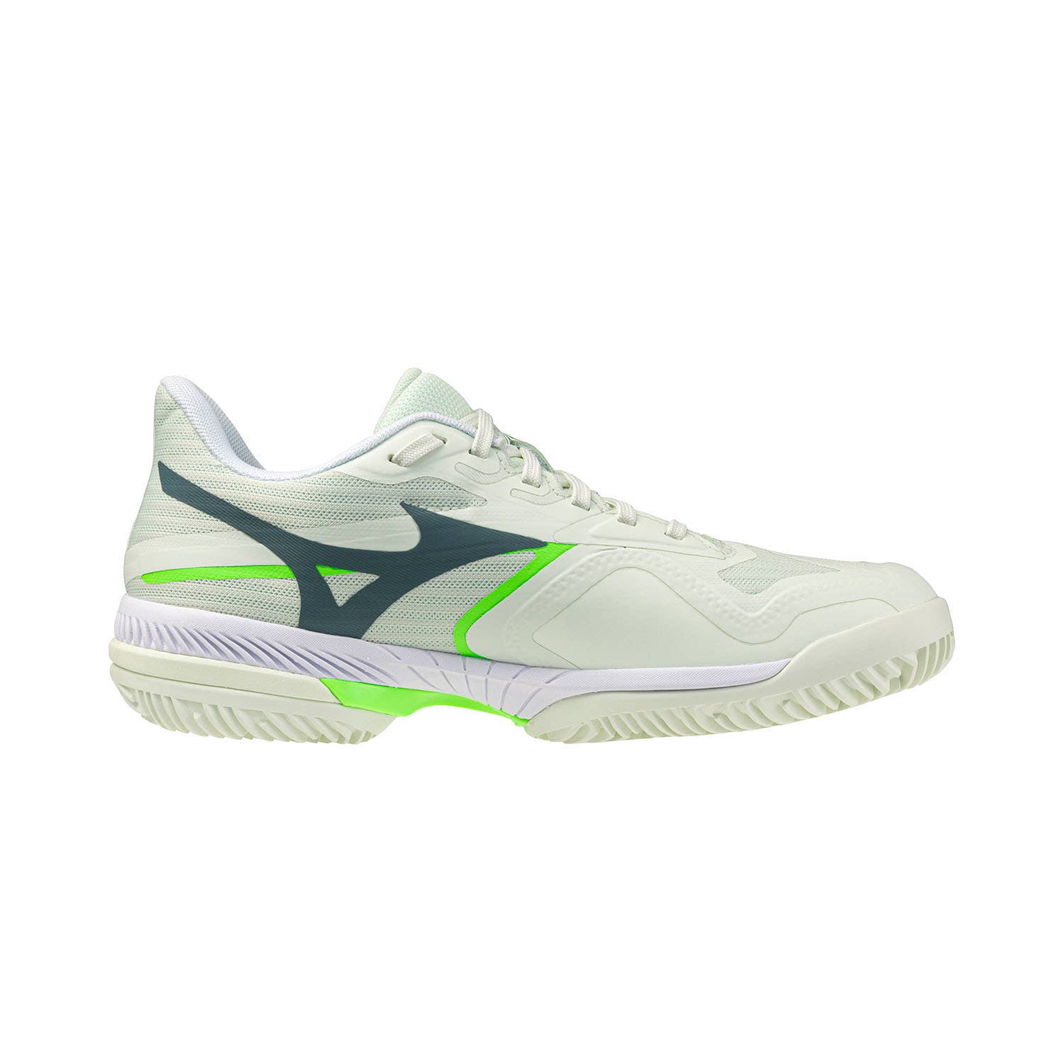 MIZUNO WAVE EXCEED COURT PADEL WHITE/GREEN WOMEN 61GB2523