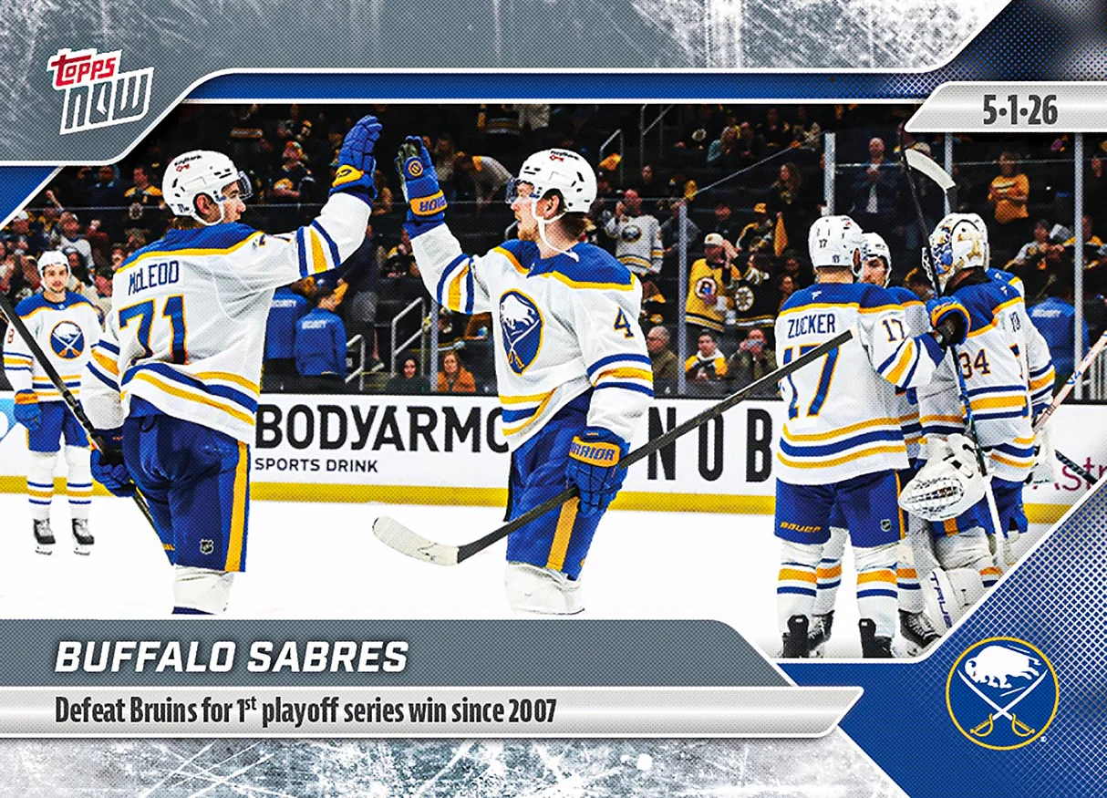 Buffalo Sabres - 2025-26 NHL Topps NOW® - Sticker # 163 Pack - PR: 335