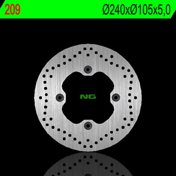 NG Round Fixed Brake DiscRef: NGD00086A / 1023971