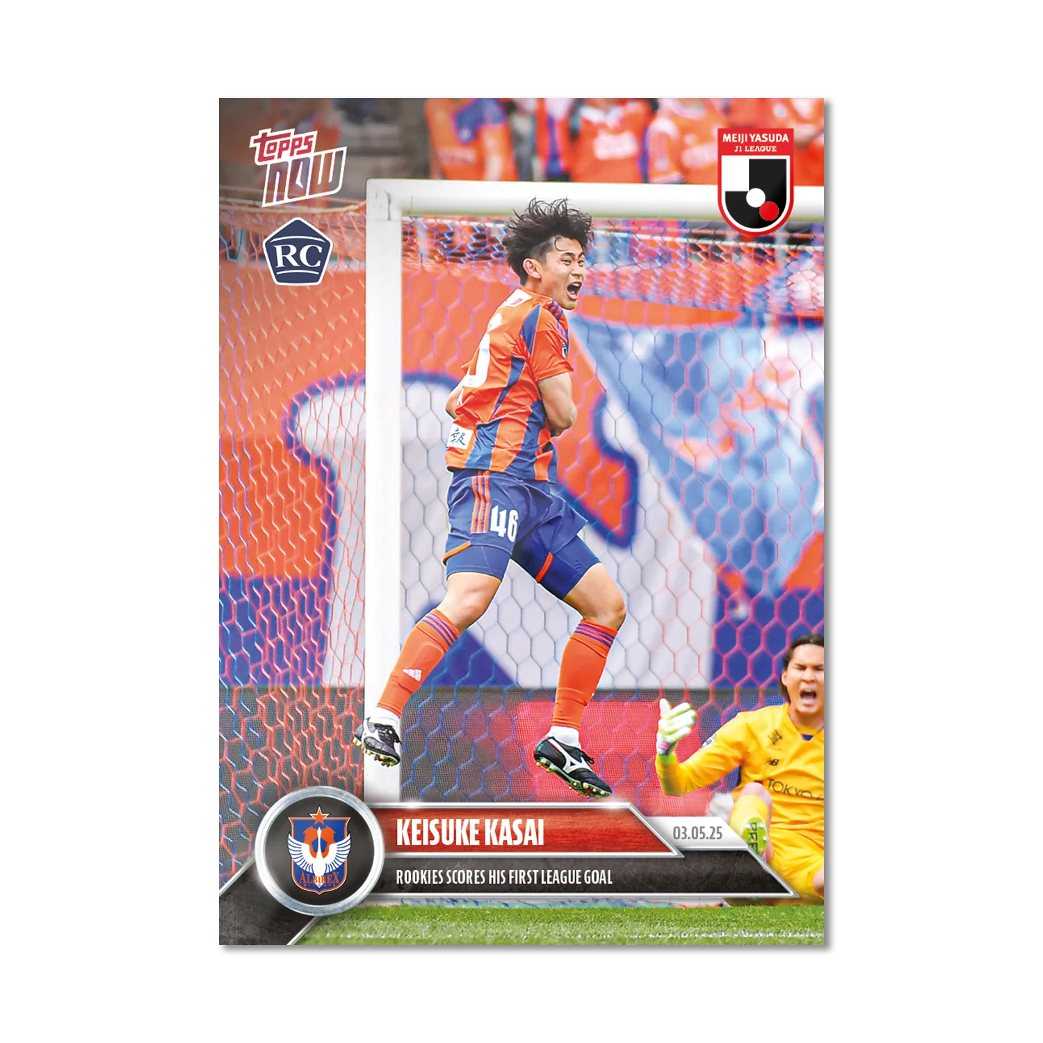 Keisuke Kasai - 2025 J.League® Topps NOW® - Card 17