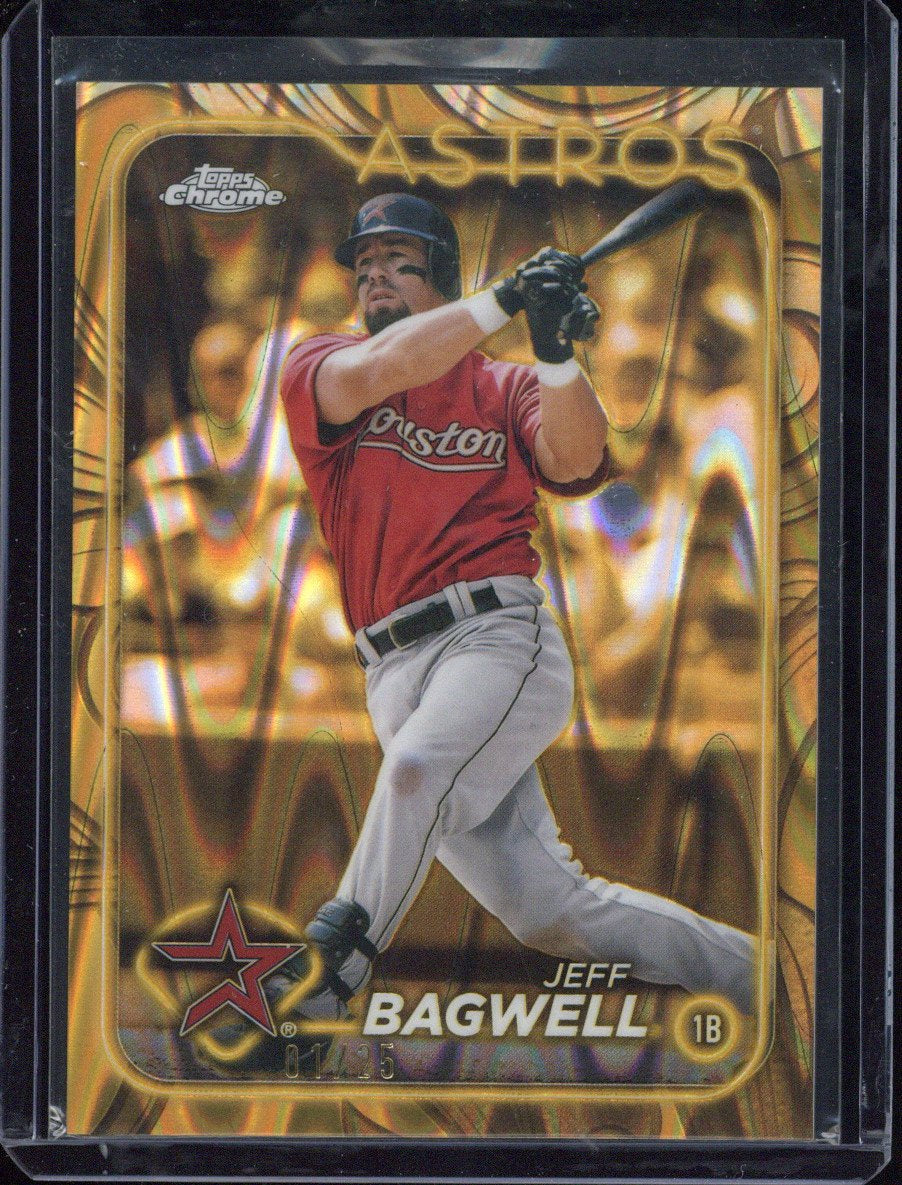 2024 Topps Chrome Gilded Jeff Bagwell Astros /25 #123