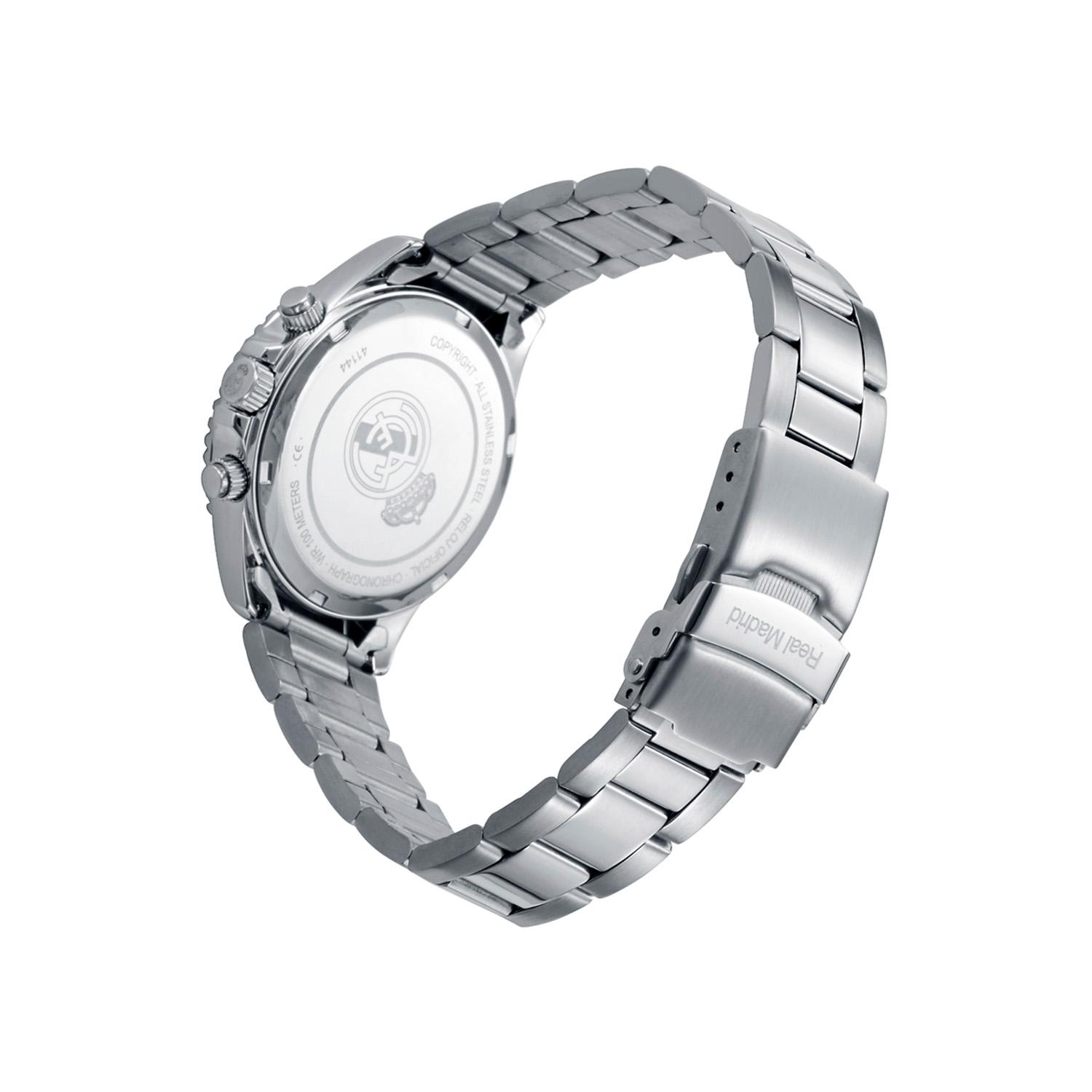 Womens Steel Chronograph Bracelet Real Madrid