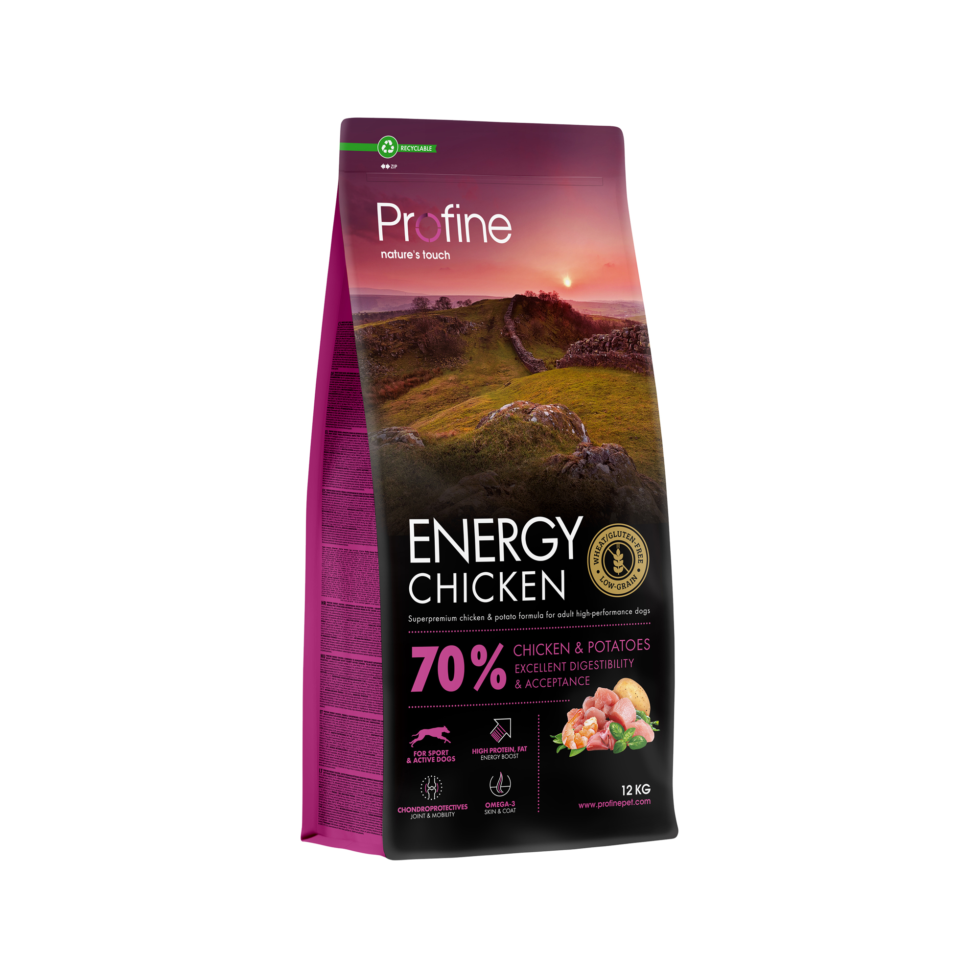 Profine Adult Energy Dog Food – Chicken - 12 kg