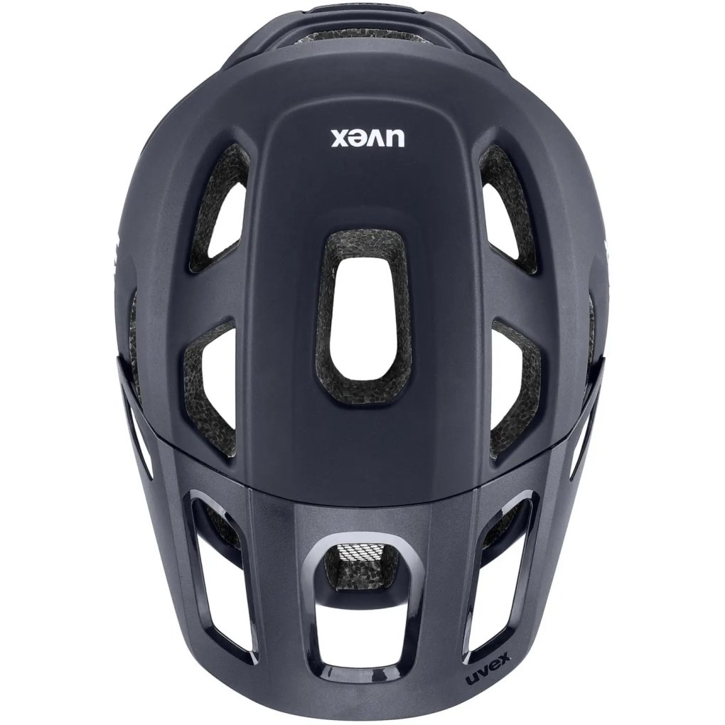 Uvex react Bike Helmet - deep space-azure matt