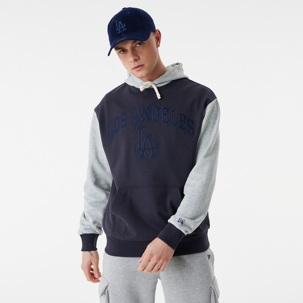 Los Angeles Dodgers Team Patch New Era Oversized MLB Hoodie