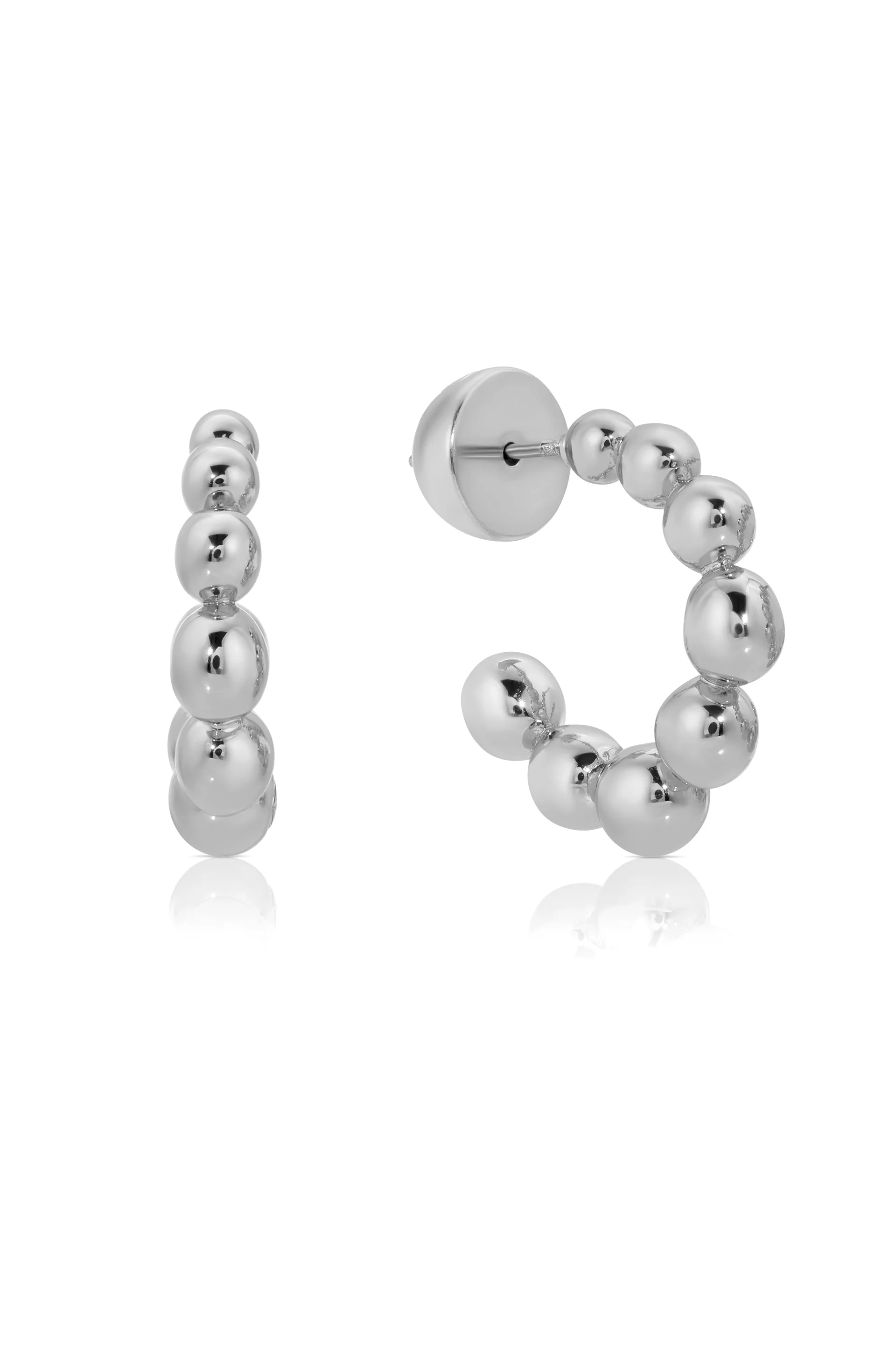 Bubble Huggie Hoops