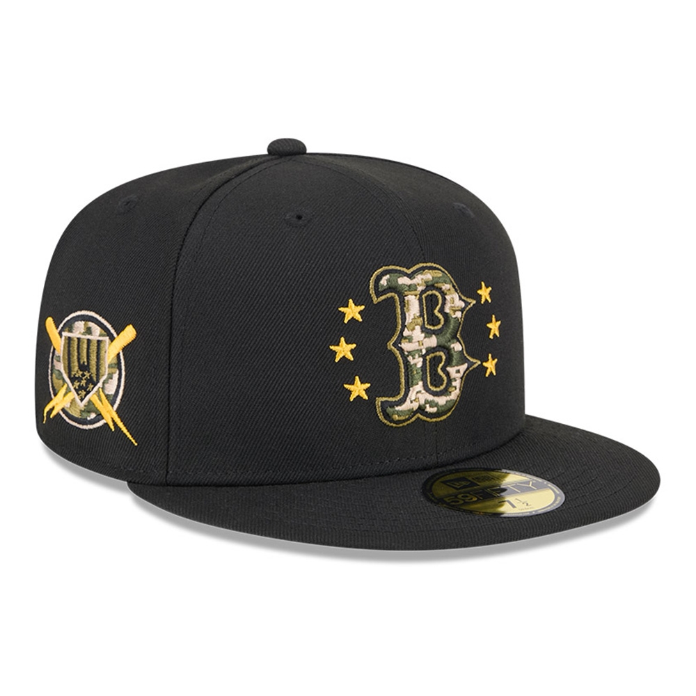 Boston Red Sox 2024 MLB Authentic Armed Forces New Era 59FIFTY Fitted Cap