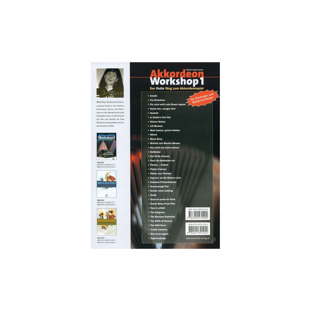 Holzschuh Verlag Akkordeon Workshop 1 – Thomann Ireland