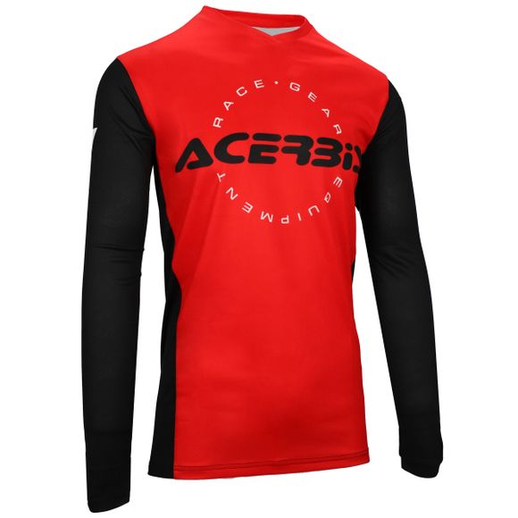 Maillot cross Acerbis MX J-TRACK INC. 2024 - Rouge / NoirRef : AE5386