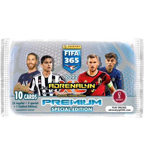 Panini FIFA 365 2022 Adrenalyn XL - PREMIUM Box With 10 Boosters
