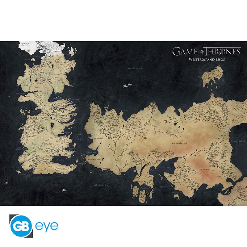 GAME OF THRONES Poster Westeros Map (91.5x61)