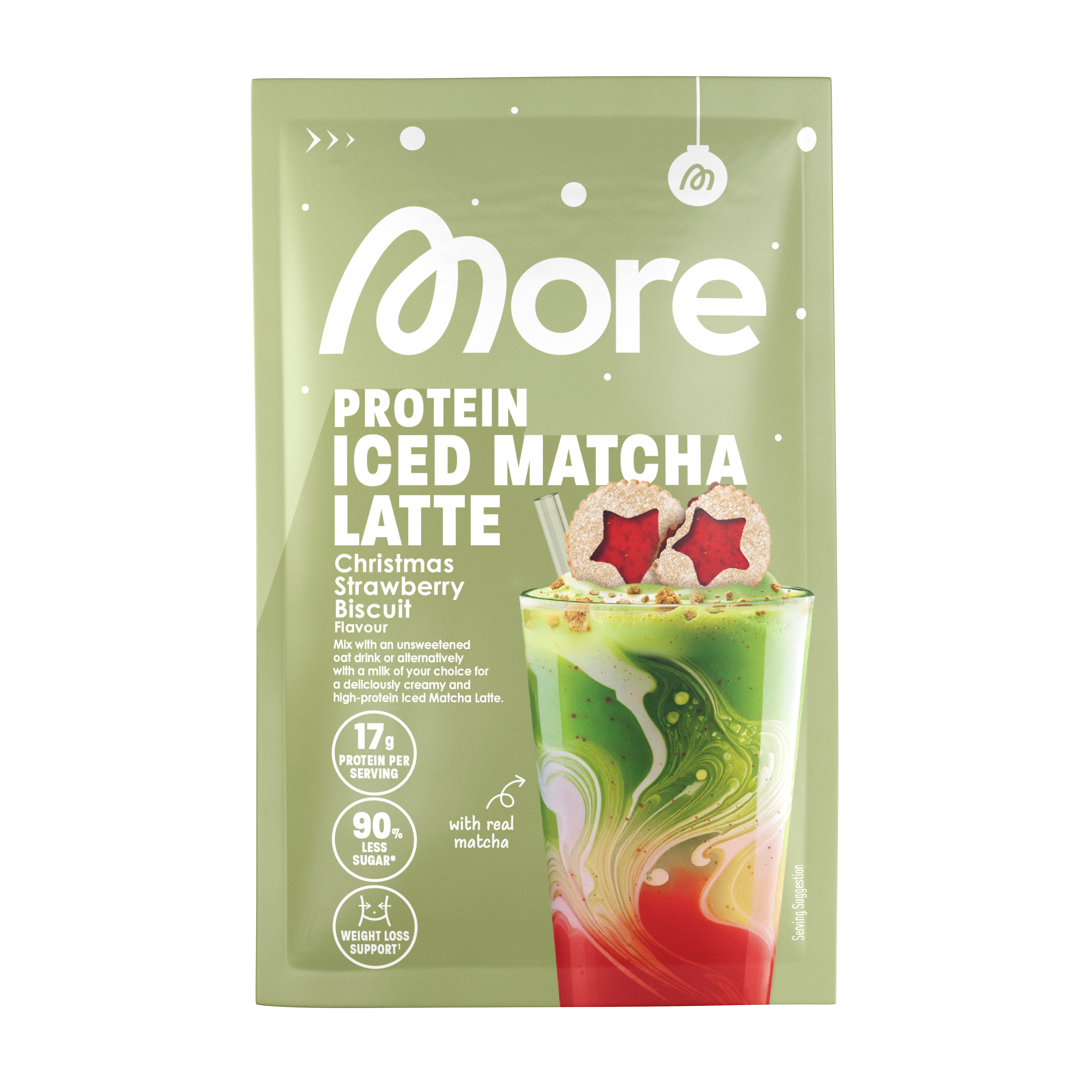 More Protein Iced Matcha Latte