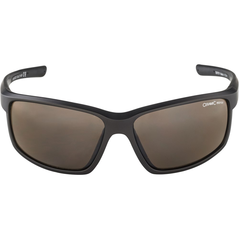 Alpina Defey Glasses - tin matt-black/mirror brown