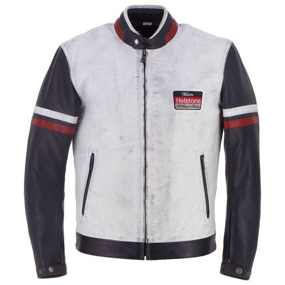 Blouson Moto Helstons V-SERIES - Bleu / BlancRef : HS1211