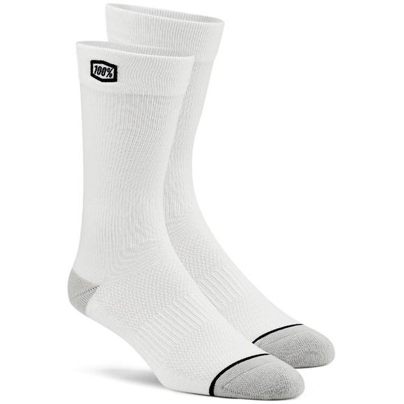 100% Solid Socks - WhiteRef: CE1209
