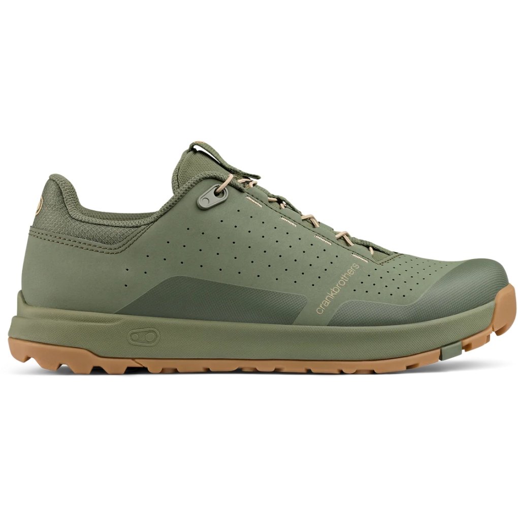 Crankbrothers Mallet Trail Speed Lace MTB Shoes - green/sand/gum