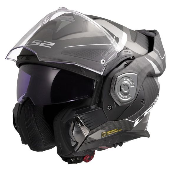 Casque modulable LS2 FF901 ADVANT X CARBON - HORIZON - GrisRef : LS1048