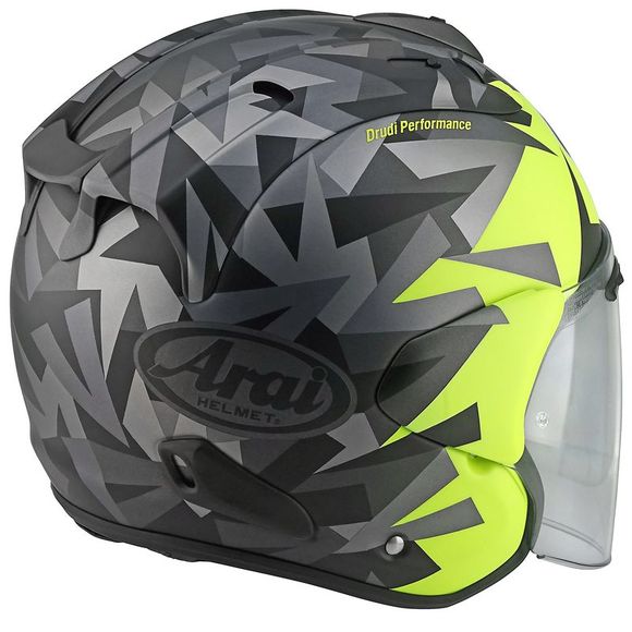 Casque jet Arai SZ-R VAS EVO - MIMESIS - JauneRef : AI0586
