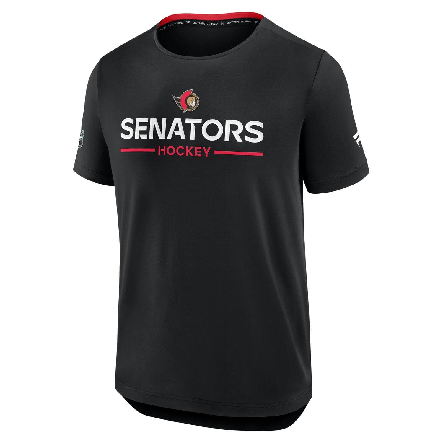 Ottawa Senators 2025/26 Authentic Pro Rink Tech NHL T-Shirt Black