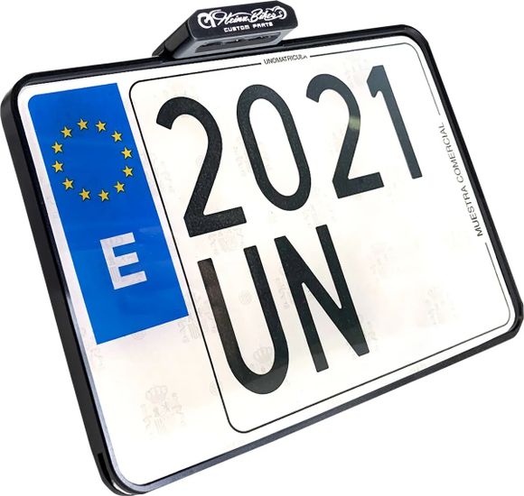 Heinz Bikes license plate holder Universal rear registration lightRef: Heiz00550A / 20302069
