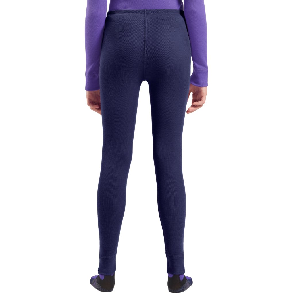 Odlo Active Warm Base Layer Bottoms Kids - skipper blue